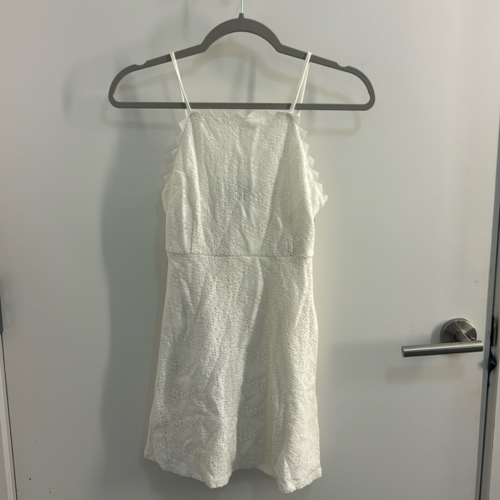 TOPSHOP White Lace Dress